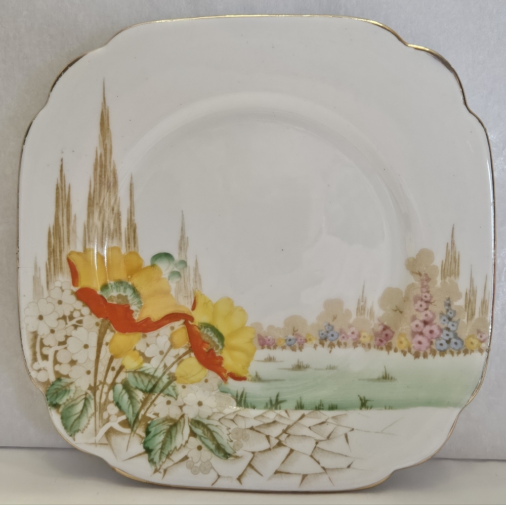 Set of 4 Gorgeous "Kensington" Side Plates by Royal Standard England.
